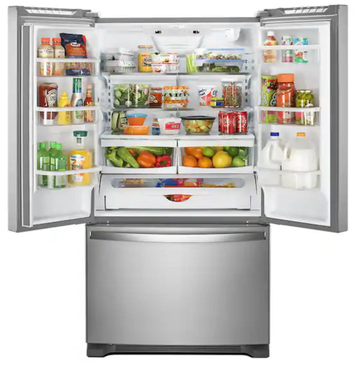 Whirlpool
25.2 cu. ft. French Door Refrigerator in Fingerprint Resistant Stainless Steel with Internal Water Dispenser