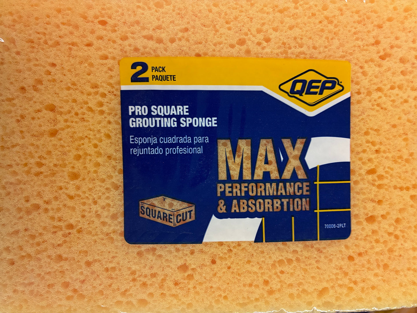 QEP 2 Pack Pro Square Grouting Sponge