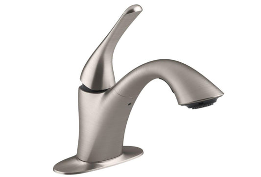 KOHLER Mistos Pullout Laundry Faucet in Vibrant Stainless