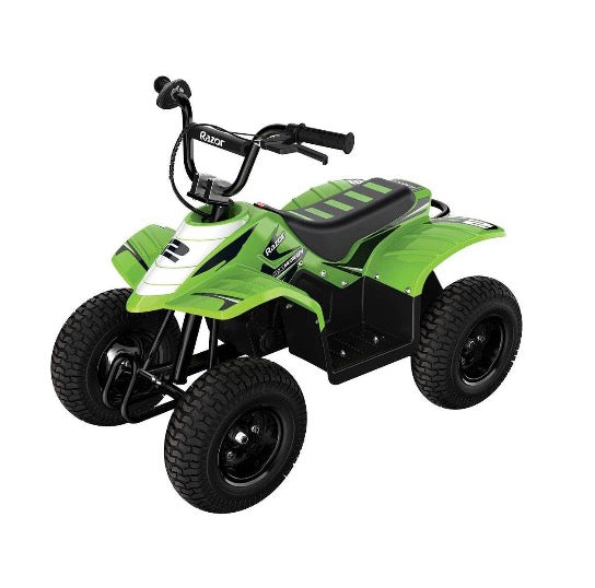 Razor 24V Dirt Quad SX
McGrath Powered Ride-on - Green: Steel Frame, 8 MPH, 120 Lb Capacity