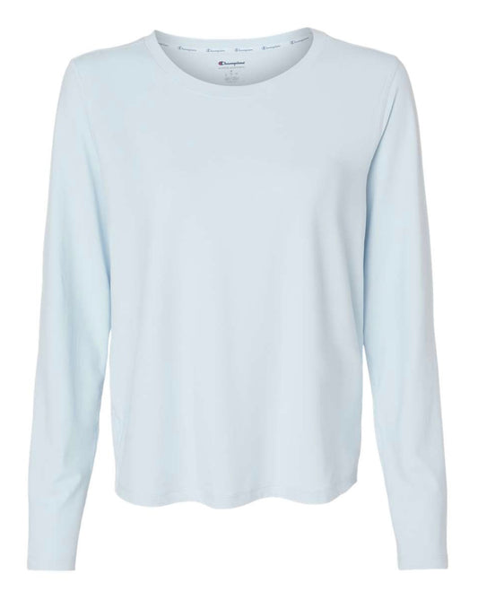 Women's Sport Soft Touch Long Sleeve T-Shirt - CHP140 - RVB - College Blue