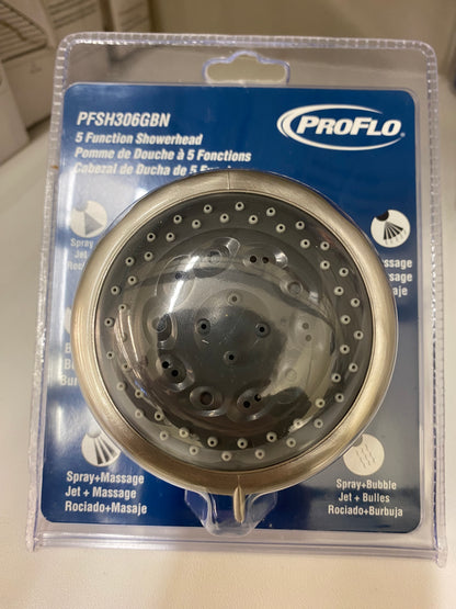 Proflo Pfsh306g 1.8 GPM 5 Function Shower Head