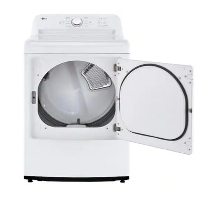 LG 7.3 Cu.Ft. Vented Electric Dryer in White with Sensor Dry Technology