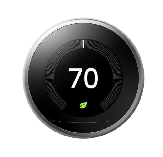 Google
Nest Learning Thermostat - Smart Wi-Fi Thermostat -
Stainless Steel