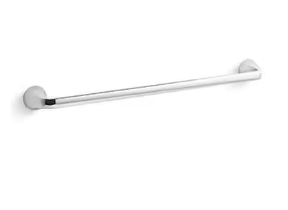 KOHLER

Cursiva 18 in. Wall Mounted Towel Bar in Polished Chrome